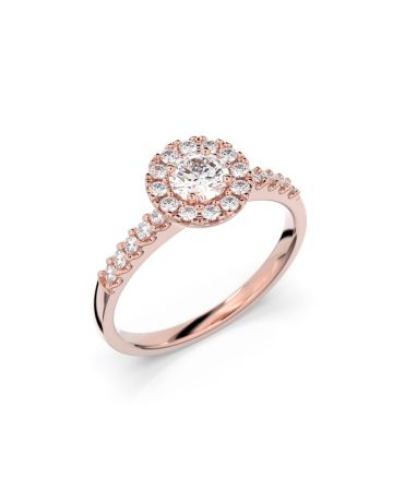 Festive Isabella timanttisormus, punakulta 595-052-PK