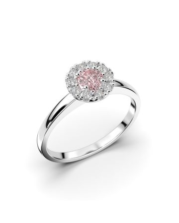 Festive Annabella sormus, valkokulta / morganiitti 598-028M-VK