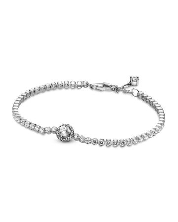 Pandora  Sparkling Halo Tennis -rannekoru 18cm 599416C01-2