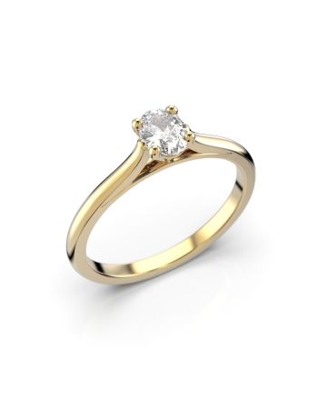 Festive Sesilia timanttisormus, keltakulta 605-030-KK