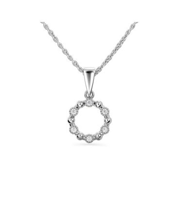 Festive Venus timanttiriipus, valkokulta 618-006R-VK