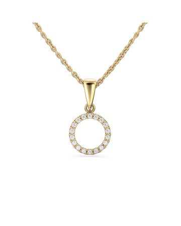 Festive Saturnus timanttiriipus, keltakulta 620-009R-KK