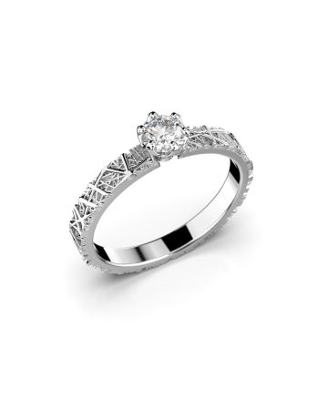 Festive Routa ikirakka timanttisormus, platina 628-023-PT
