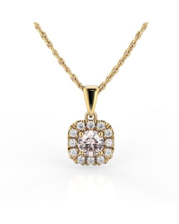 Festive Josefiina Morganiitti timanttiriipus, keltakulta 632-042M-KK