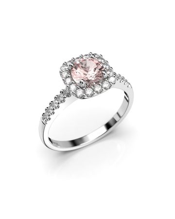 Festive Jemina Morganiitti timanttisormus, platina 635-076M-PT