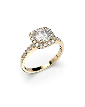 Festive Joanna timanttisormus,keltakulta 637-096-KK