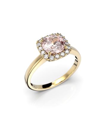 Festive Jennifer Morganiitti timanttisormus, keltakulta 638-116M-KK