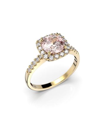 Festive Jennifer Morganiitti timanttisormus, keltakulta 639-126M-KK