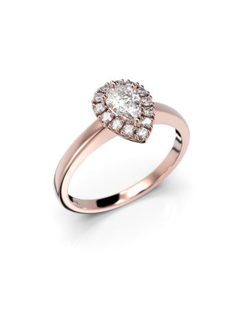 Festive Penelope timanttisormus, punakulta 640-043-PK