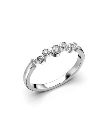 Festive Drop timanttisormus, platina 644-015-PT