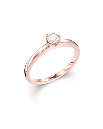 Festive Adele timanttisormus, punakulta 651-015-PK