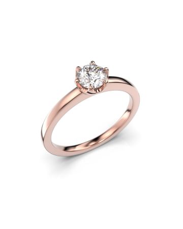 Festive Adele timanttisormus, punakulta 651-050-PK