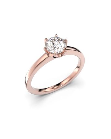 Festive Adele timanttisormus, punakulta 651-070-PK