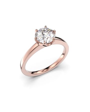 Festive Adele timanttisormus, punakulta 651-100-PK
