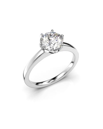 Festive Adele timanttisormus, platina 651-100-PT