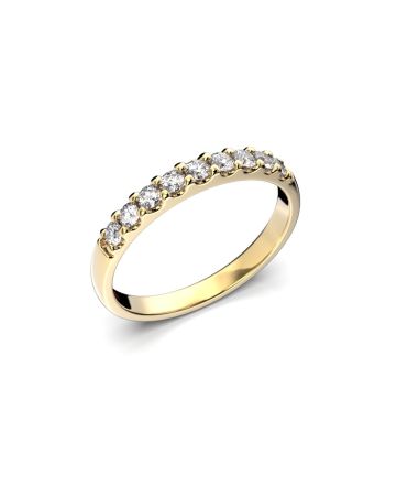 Festive Juliette timanttisormus, keltakulta 659-027-KK