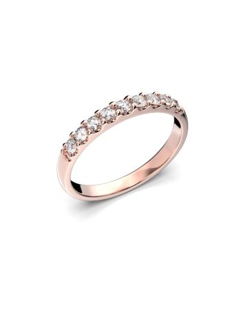 Festive Juliette timanttisormus, punakulta 659-027-PK