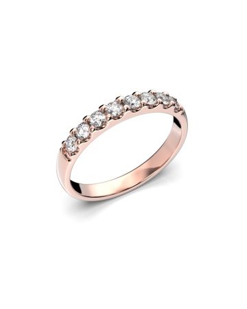 Festive Juliette timanttisormus, punakulta 660-032-PK