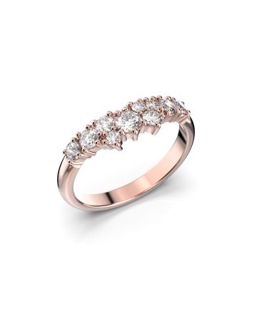 Festive Nadja Medium timanttisormus, punakulta 668-050-PK