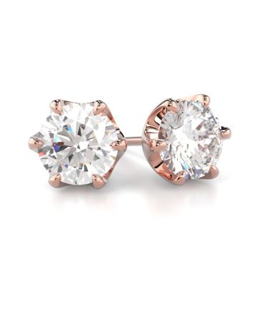 Festive Adele korvakorut, punakulta 670-200-PK