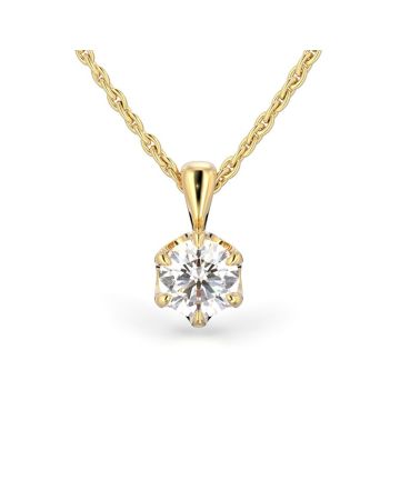 Festive Adele riipus, keltakulta 671-070-KK