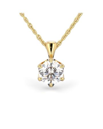 Festive Adele riipus, keltakulta 671-100-KK