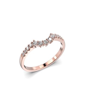 Festive Fiona timanttisormus, punakulta 674-018-PK