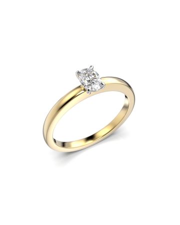 Festive Selena timanttisormus, kelta- ja valkokulta 683-030-KV