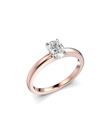 Festive Selena timanttisormus, puna- ja valkokulta 683-050-PV