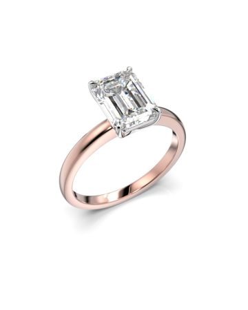 Festive Serena timanttisormus, puna- ja valkokulta 684-200-PV