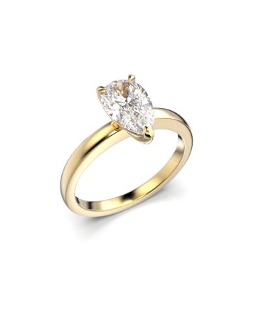 Festive Venus timanttisormus, keltakulta 685-100-KK