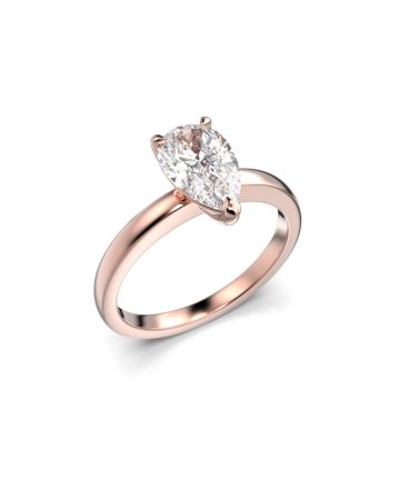 Festive Venus timanttisormus, punakulta 685-100-PK