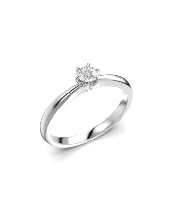 Festive Classic timanttisormus, platina 686-020-PT