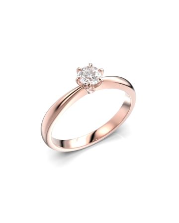 Festive Classic timanttisormus, punakulta 686-030-PK