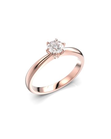 Festive Classic timanttisormus, punakulta 686-040-PK