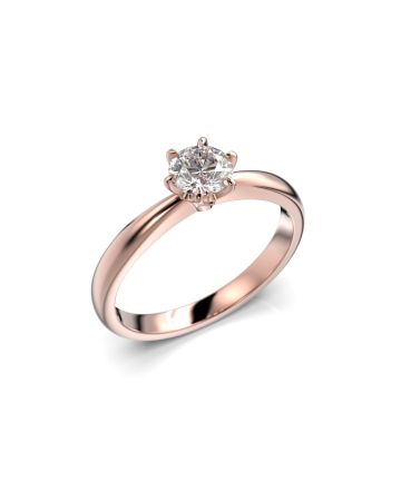 Festive Classic timanttisormus, punakulta 686-050-PK