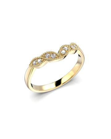 Festive Veera Side timanttisormus, keltakulta 697-008-KK