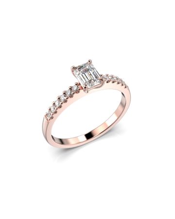 Festive Serena Side timanttisormus, punakulta 704-062-PK