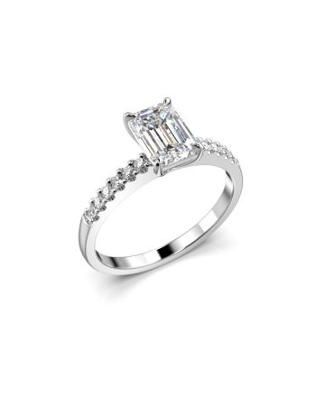 Festive Serena Side timanttisormus, platina 704-112-PT