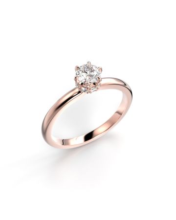 Festive Heidi timanttisormus, punakulta 710-038-PK