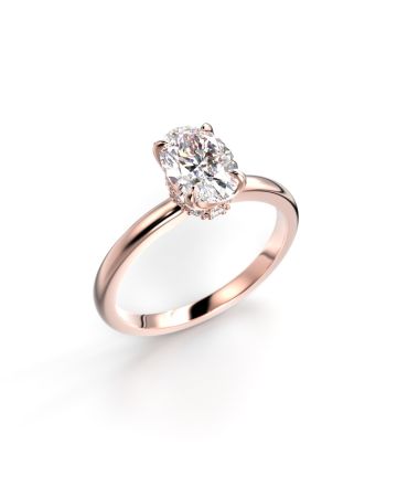 Festive Heidi timanttisormus, punakulta 711-110-PK