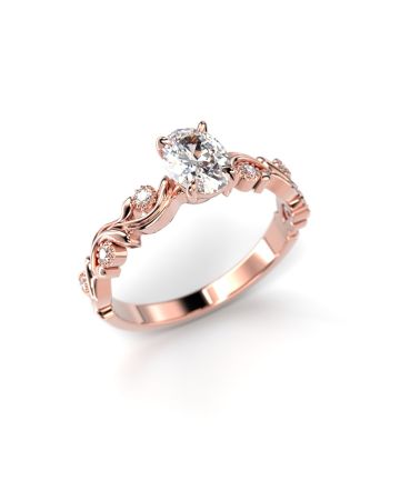 Festive Feeniks timanttisormus, punakulta 716-056-PK