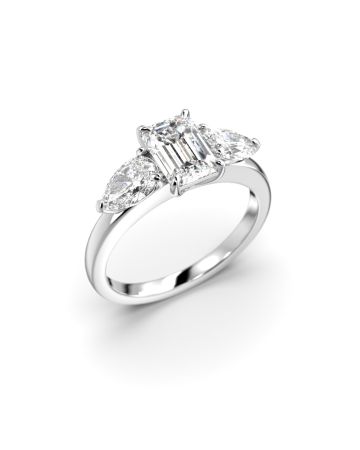 Festive Serena Trilogy timanttisormus, valkokulta 720-160-VK