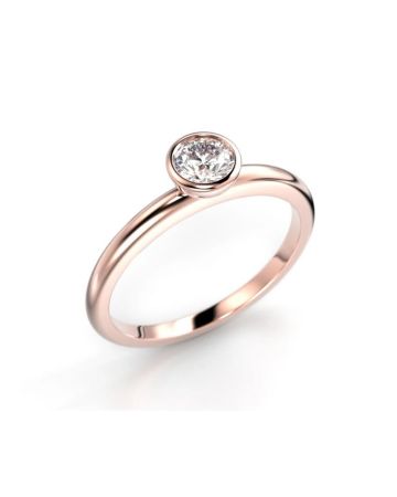 Festive Auréa Bezel timanttisormus 741-030-PK