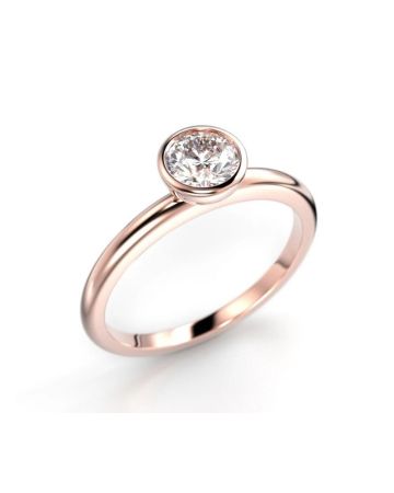 Festive Auréa Bezel timanttisormus 741-050-PK