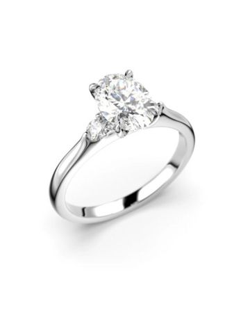 Festive Megan Oval timanttisormus 753-114-VK