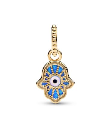 Pandora Moments Opalescent Blue Hamsa Hand Dangle hela 762699C01