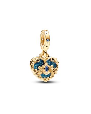 Pandora Disney Cinderella’s Carriage & Heart Double Dangle hela 763072C01-1