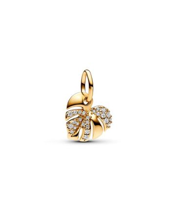 Pandora Sparkling Monstera Leaf Dangle Charme 763349C01