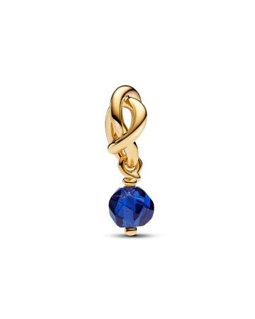 Pandora Faceted Blue Eternity Circle Dangle Charme 763462C09 / September